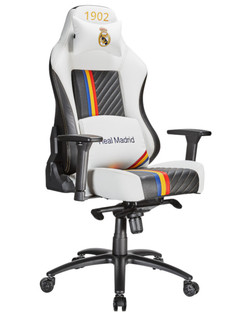 Компьютерное кресло Tesoro Real Madrid TSMB730RMWH White-Black