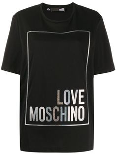 Love Moschino футболка свободного кроя с логотипом