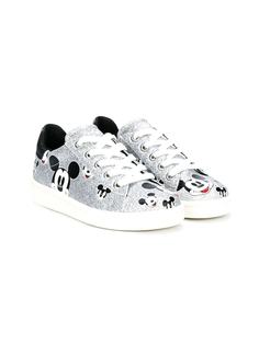 Moa Kids mickey mouse print sneakers