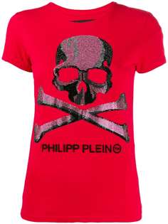 Philipp Plein футболка с принтом Skull