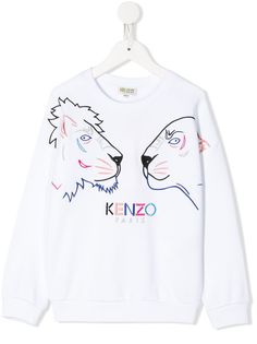 Kenzo Kids джемпер с вышивкой