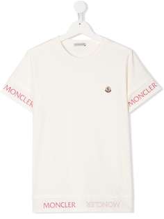 Moncler Kids футболка с короткими рукавами и логотипом