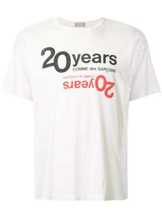 Comme Des Garçons Pre-Owned футболка 20 Years с принтом