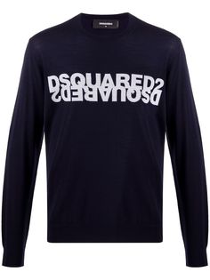 Dsquared2 толстовка вязки интарсия с логотипом