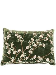 Anke Drechsel диванная подушка с цветочной вышивкой