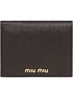 Miu Miu кошелек с бляшкой с логотипом