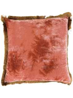 Anke Drechsel бархатная диванная подушка с бахромой