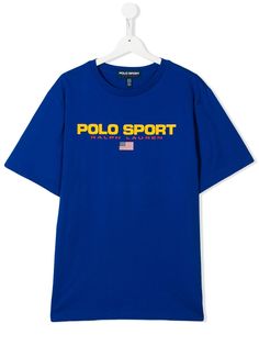 Ralph Lauren Kids футболка с графичным принтом