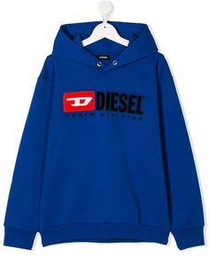 Diesel Kids худи с вышитым логотипом