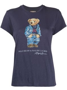 Polo Ralph Lauren футболка с принтом Polo Bear