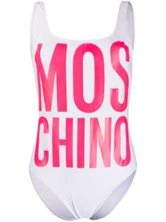 Moschino слитный купальник с логотипом