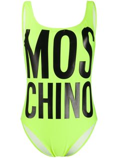 Moschino слитный купальник с логотипом