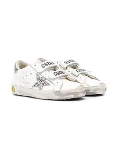 Golden Goose Kids кеды Superstar с блестками
