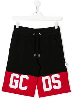 Gcds Kids шорты с контрастным логотипом
