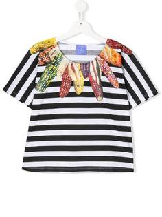 Stella Jean Kids футболка с принтом