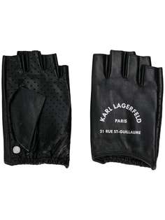 Karl Lagerfeld перчатки Rue St Guillaume без пальцев