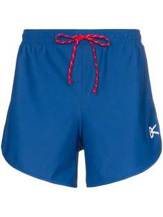 District Vision Spino logo-print training shorts