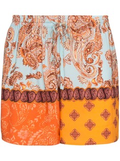 Esteban Cortazar paisley-print bermuda shorts