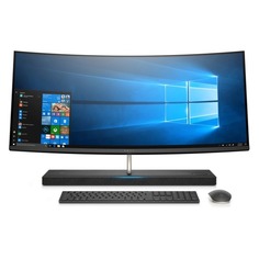 Моноблок HP Envy 34-b108ur, 34", Intel Core i7 9700T, 16Гб, 2Тб, 512Гб SSD, NVIDIA GeForce GTX 1050 - 4096 Мб, Windows 10, черный [7ka78ea]