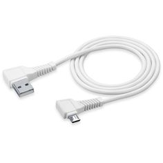 Кабель для сотового телефона Cellular Line USB/MicroUSB угл. 1м, White (USBDATALCMUSB1MW) USB/MicroUSB угл. 1м, White (USBDATALCMUSB1MW)