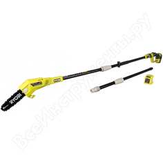 Аккумуляторный цепной высоторез ryobi one+ rpp182015s 5133003721