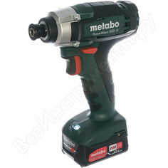 Аккумуляторный ударный гайковерт metabo powermaxx ssd 12 601114500