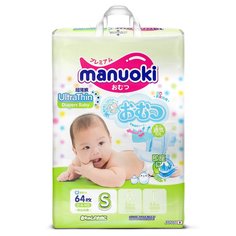 Подгузники Manuoki (3-6 кг) шт.