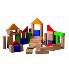 Деревянный конструктор Plan Toys Блоки