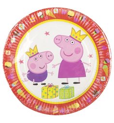 Набор тарелок Peppa Pig Пеппа-принцесса 18 см