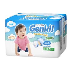 Трусики-подгузники Genki, р. 3, 7-10 кг, 32 шт Genki!