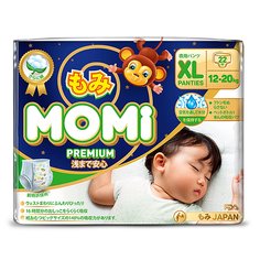 Трусики-подгузники Momi Premium Night (12-20 кг) шт.