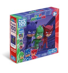 Пазл PJ Masks Герои в масках 100 элементов + наклейки Ловкие герои