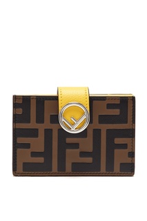 Неоновый картхолдер-гармошка F is Fendi