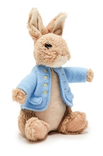 Кремовая мягкая игрушка-кролик в пальто Enesco/Gund