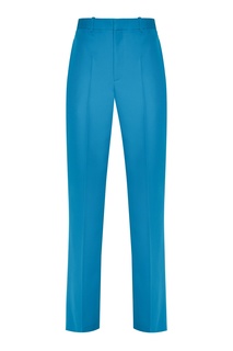 Синие брюки из шерсти Balenciaga