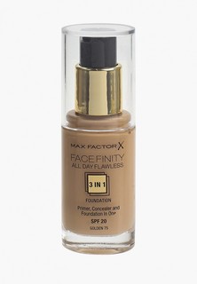 Тональный крем Max Factor Facefinity All Day Flawless 3-in-1, тон 75, golden, 120 мл