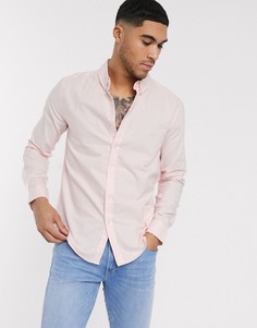 Розовая оксфордская рубашка Soul Star-Розовый цвет
