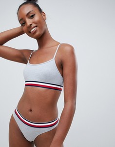 Стринги в полоску Tommy Hilfiger-Серый