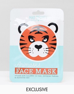 Листовые маски для лица в виде животных - тигр-Бесцветный Beauty Extras