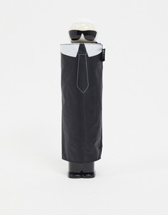Зонт с принтом Karl Lagerfeld-Черный