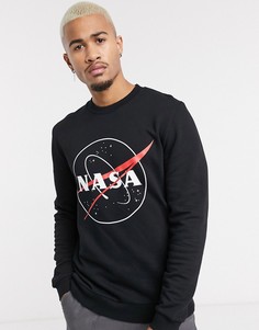 Черный свитшот с логотипом "NASA" ASOS DESIGN