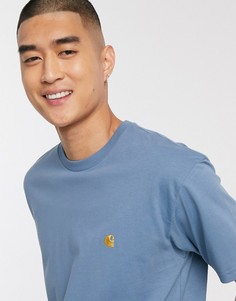 Синяя футболка Carhartt WIP-Синий