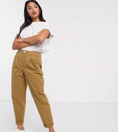 Чиносы ASOS DESIGN Petite-Светло-бежевый
