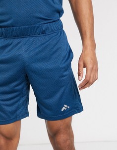 Синие спортивные шорты First Menswear-Синий