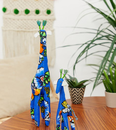 Набор из 2 фигурок жирафов ручной работы ASOS MADE IN KENYA-Мульти