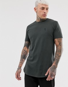 Длинная футболка Religion-Серый