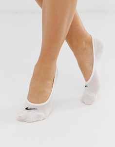 Белые невидимые носки Nike-Белый