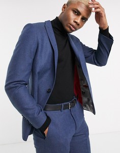 Темно-синий пиджак Twisted Tailor