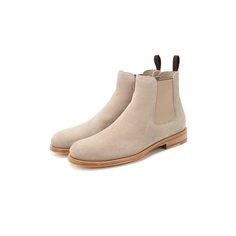 Замшевые челси Santoni