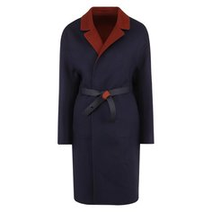 Пальто Loro Piana Кашемировое пальто с поясом и накладными карманами Loro Piana